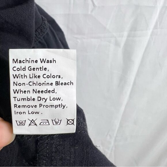 KIRUNDO NEW Women’s Boho Embroidered Black tunic Dress sleeveless summer  Sz S - Picture 5 of 6